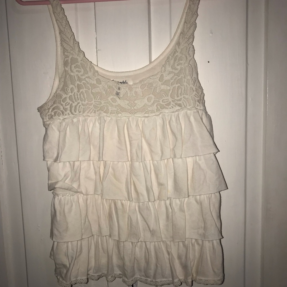 Aeropostale White Tank-top
